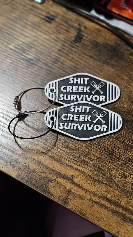 Custom Keychain - Personalized 3D printed keychain